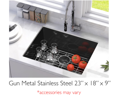 Black Stainless 23x18x9